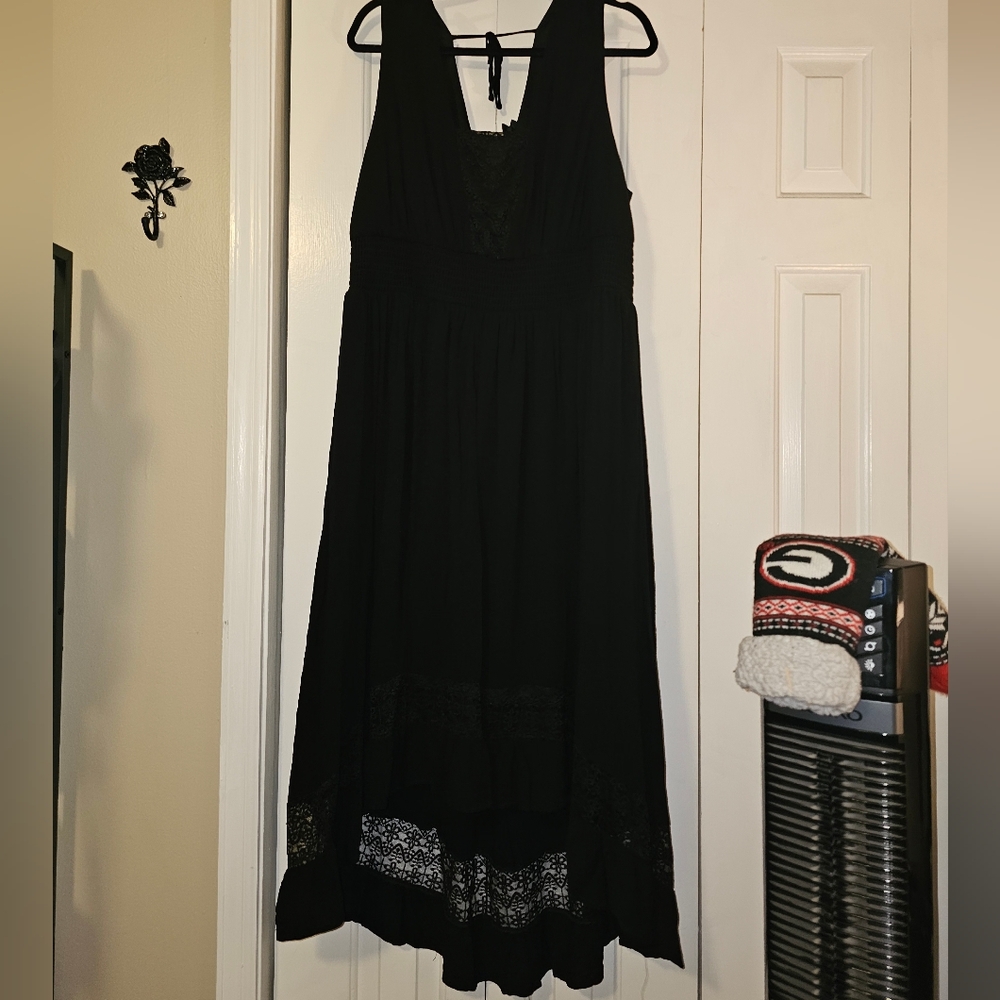 Torrid Black High-Low Cocktail Sundress